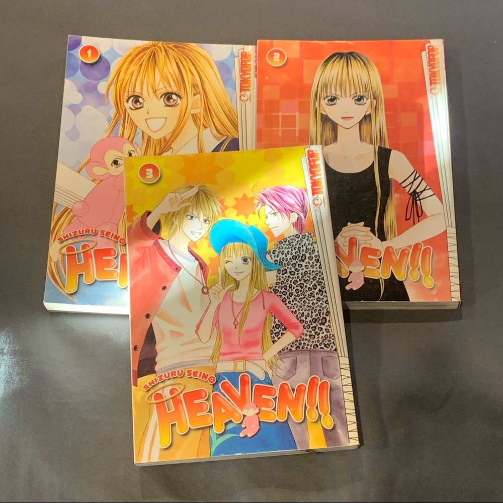 Shizuru Seino Heaven!! Manga bundle 1-3